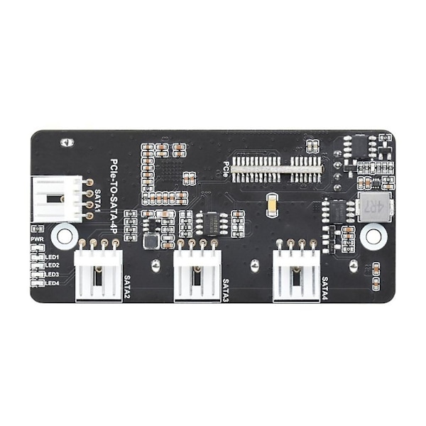 Cm4 4ch Sata3.0 grensesnittutvidelseskort 6gpbs høyhastighet for Raspberrypi