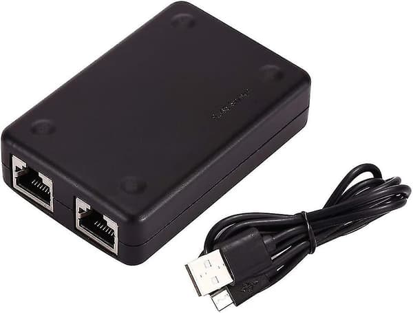 2-portars Ethernet-switch Ethernet-nätverksswitcher Hub Splitter för dator