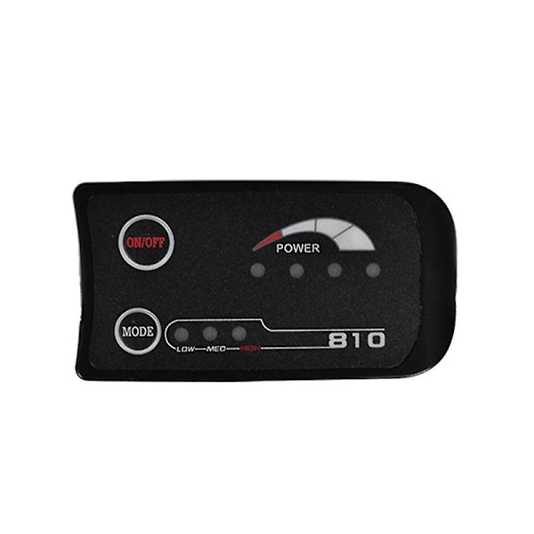 6-polig S810 E-cykelmätare LED-display 48v för elcykel Elcykelmätare