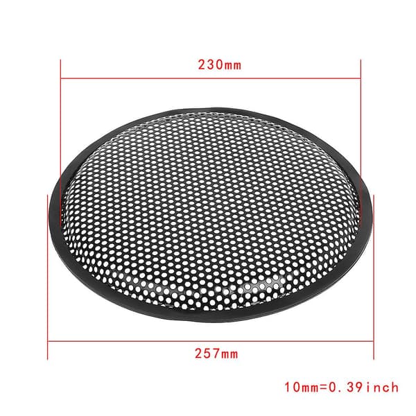 Bildekkselgitter Mesh Cover Grill Cover Guard Protector Bildelyd Subwoofer