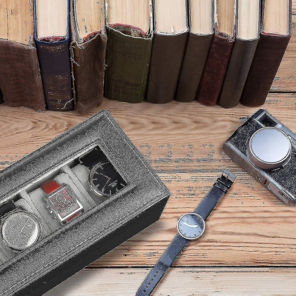 6-paikkainen watch , ylellinen case Järjestäjäkellon pidikelaatikot, tyylikäs watch