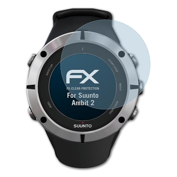 atFoliX 3x beskyttelsesfolie kompatibel med Suunto Ambit 2 Displaybeskyttelsesfolie klar