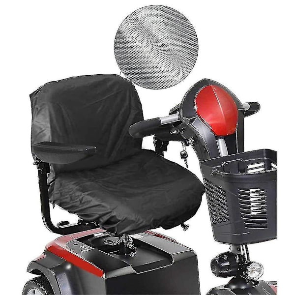 1 st Mobility Scooter Elektrisk Rullstol Säte Överdrag Vattentät Regn Damm UV-skydd