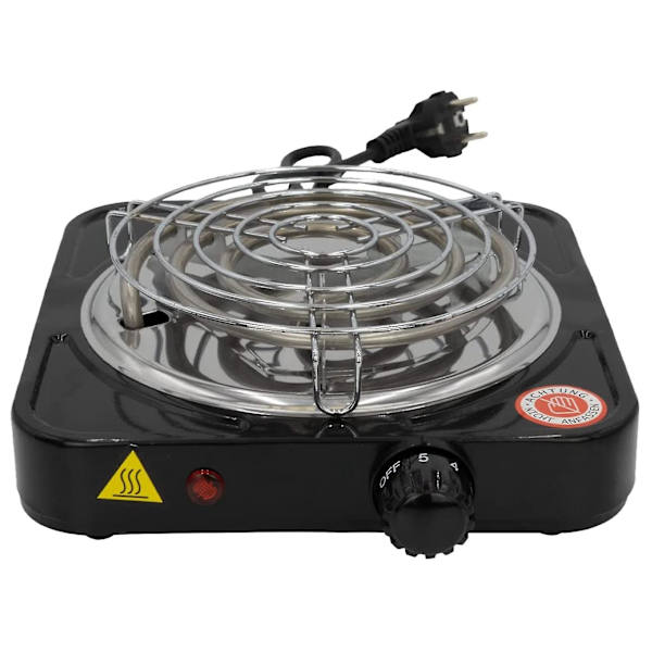 Premium Elektrisk Enkelt Kokeplate 1000w-5 Effektnivåer Solid Elektrisk Enkelt For Kontor, Og Hjem Eu Plugg
