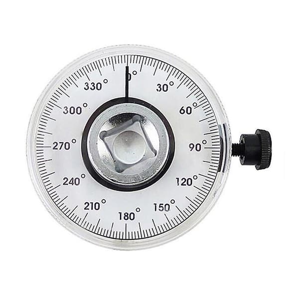 1/2\" Drive Torque Angle Gauge For Torque Wrench 0-360 Degrees Easy To Read