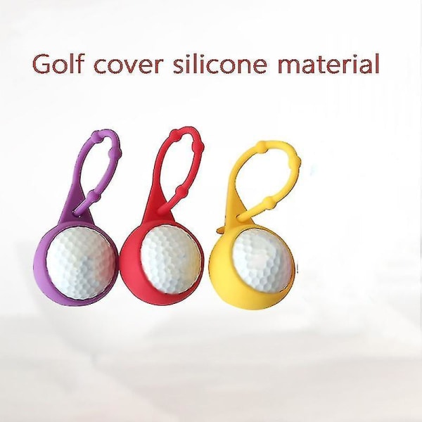 2 stk golfballholder silikon mykt beskyttelsesdeksel Midjeholder 2