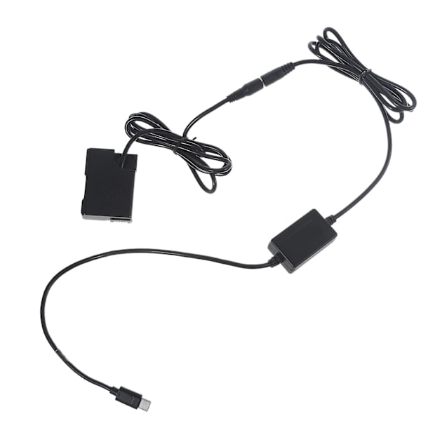 Praktisk kamerastrøm kabel Type-c til En El14 dummy batteri til D3100 D3200