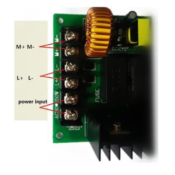 -820 Pwm 110v220v DC-vakiomagneettimoottorin ohjainmoduuli ohjauslevy