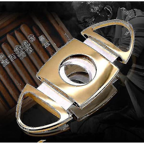 Cigarsaks i rustfrit stål skærer enhver cigar med lethed - 1 stk.
