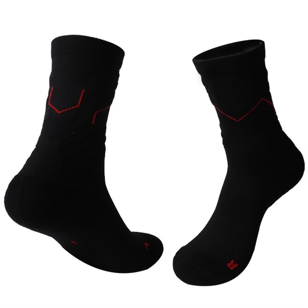 Mænds Cushion Crew Socks Moisture Control Multi-sport Athletic Compression Socks