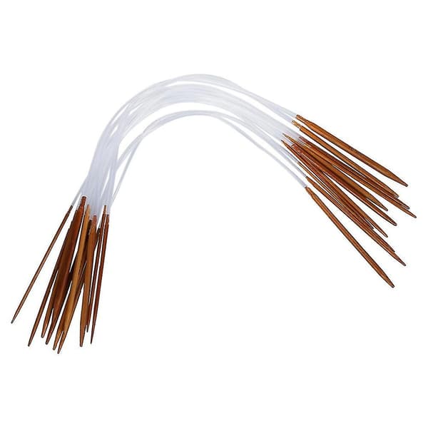 11 størrelser 2,0 mm-5,0 mm 40 cm bambus rundpinde