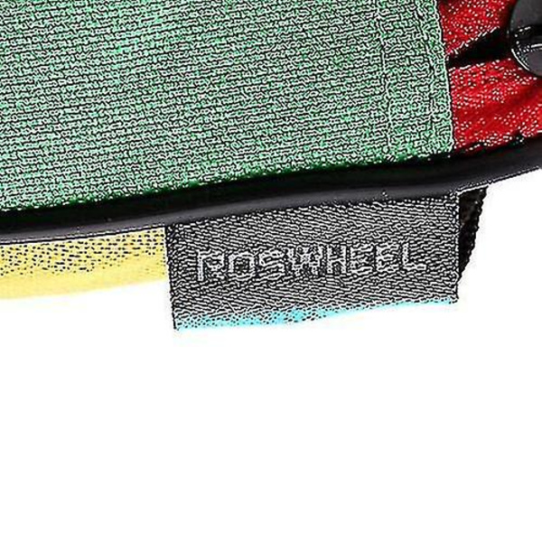 Roswheel Trekant Cykel Cykel Forrør Ramme Taske Udendørs Mountainbike Taske 1.5l Gul & Grøn