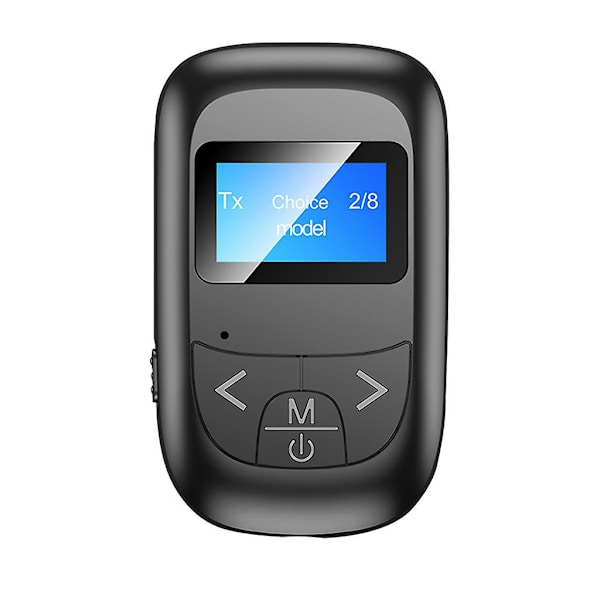 Lcd trådløs Bluetooth-kompatibel 5.0 sendermodtager 3,5 mm lydadapter
