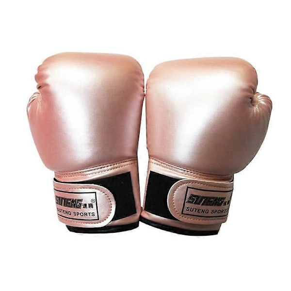 Boxningshandskar för barn 3-11 år Muay Thai Fight Sanda Träningshandskar Utrustning Sanda Träning gold