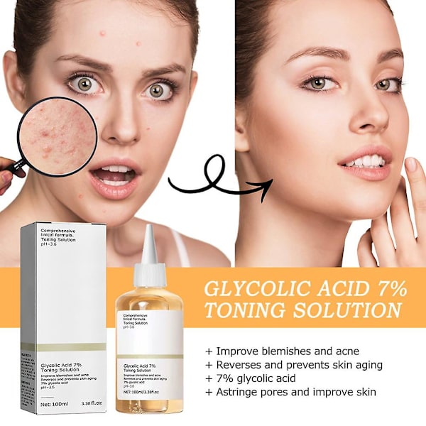 Glykolsyre 7% Toning Resurfacing Solution