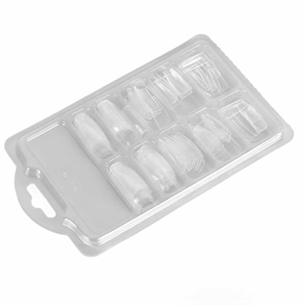 05# 100 stk Halv Full Dekk Kunstige Falske Negle Tips for Manikyr