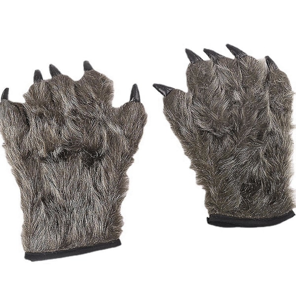 1 par Halloween varulv handsker varulv hånd kostume handsker Wolf Claw hænder