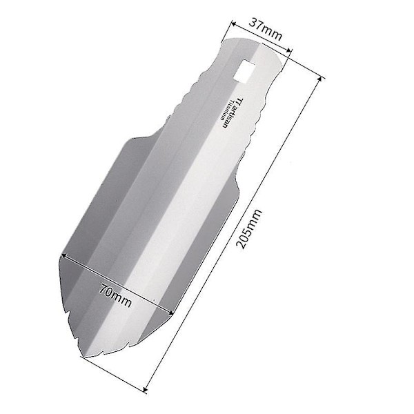 Puhdas titaani Ultralight Retkeily Potty Lapio Ulkoilma Kompakti Kakka Lapio Hfmqv