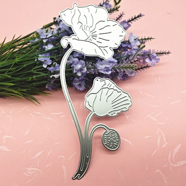 Lotus Metal Skæreforme Stencil Scrapbooking DIY Album Stempel Papir Kort