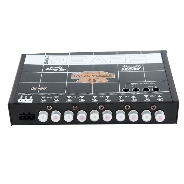 Eq 7-bånds Equalizer Bil Equalizer Bil Tuner Audio Equalizer Grafisk Equalizer