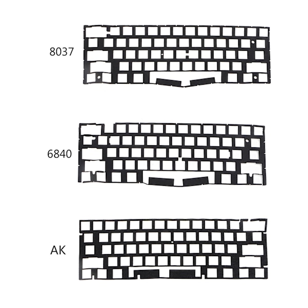 2 stk. 61 layout switch lyddæmpere ark bløde landingspuder dimple skum svamp