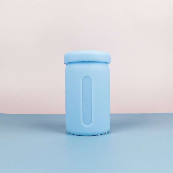Ruokalaatuinen silikoni keittiön säilytyspurkkien säilytyslaatikko (väri: sininen)