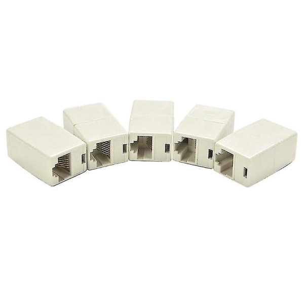 Rj45 Coupler Network Extender Adapterit Verkkokaapeliliittimet Liittimet 5kpl