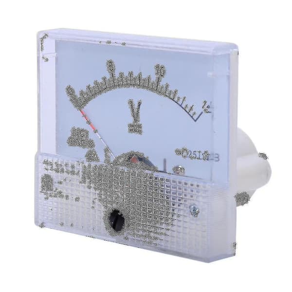 85c1 Finjusterings-Dial Analog Volt Panel Meter Gauge DC 0-15v