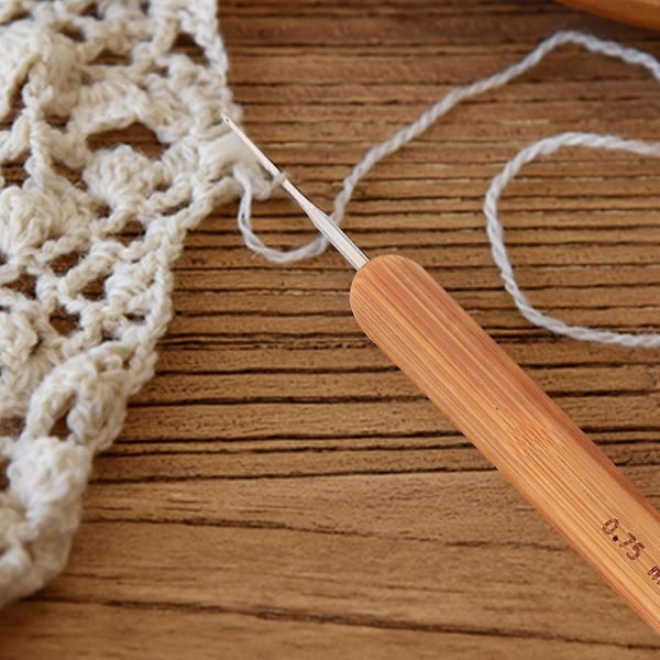9 stycken böjda latch hook-virknålar, set med latch hook-verktyg för dreadlocks, virknål för hårlåsning