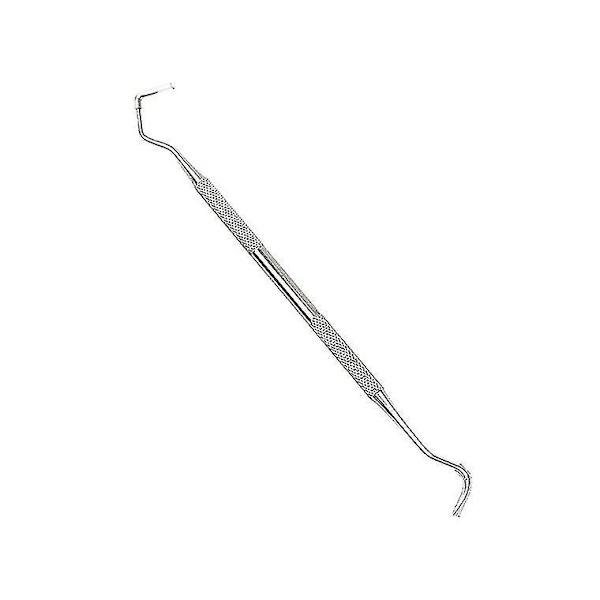 Rostfria tandläkarverktyg, dubbeländad sond dental spegel tand rengöringssats