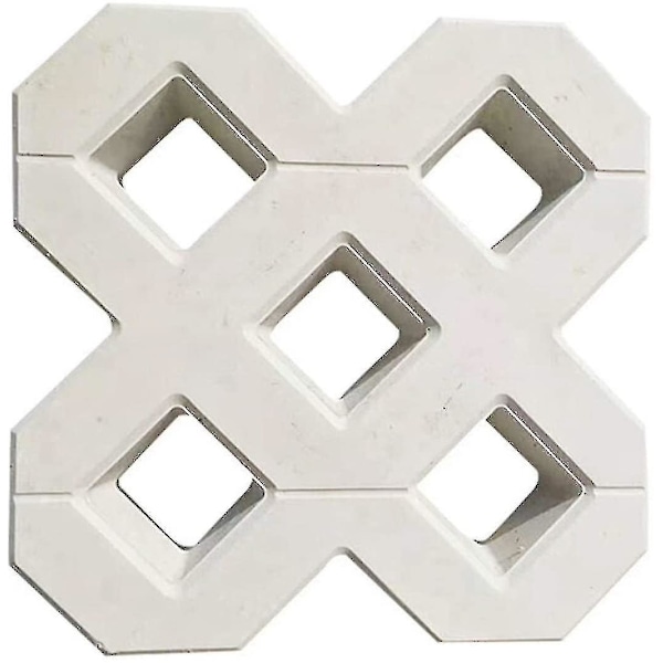 Paving-muotti, Diy-betonilaattamuotti, neliömäinen puutarhamuovi, betonipolku, tiili, propeeni, jalkakäytävämuotti (40x40cm)