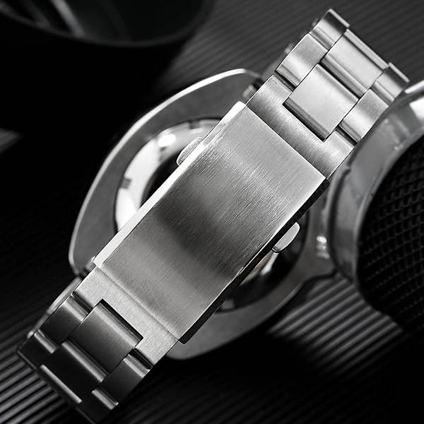 Se spennefold sikkerhetsfrest spenne erstatning rustfritt stål armbånd spenne, 20mm