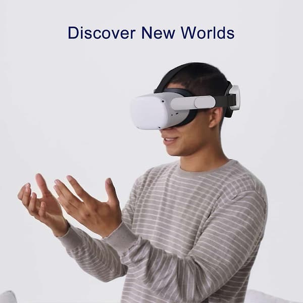 Komfortabel beskyttelsesrem til Oculus Quest 2 Pc Virtual Reality tilbehør