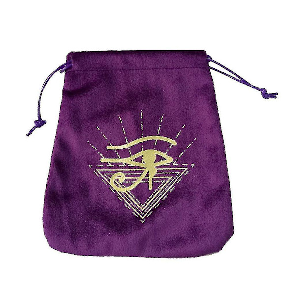 Tarot Rune Taske, trykt pung snøre, tarot taske, terning taske, kort taske, smykke taske gratis fragt