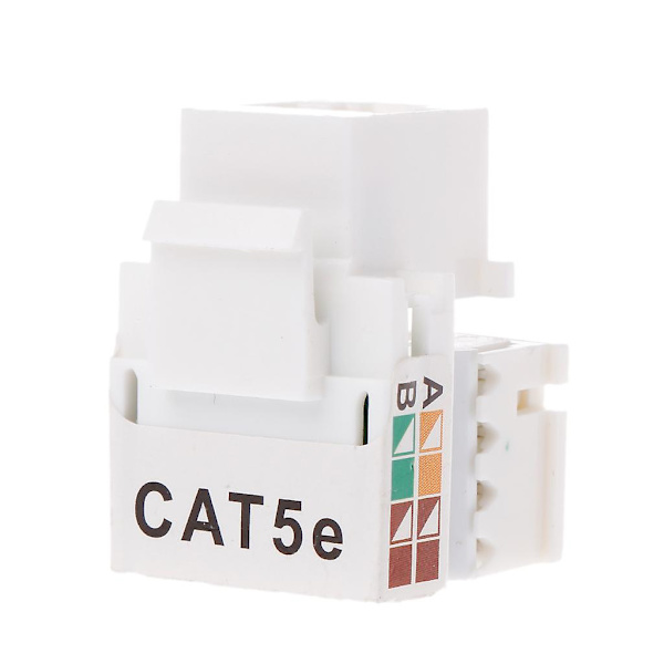 Cat6 Rj45 Indsats Keystone Gigabit Kobler Stik Standard Netværksmodul Slot