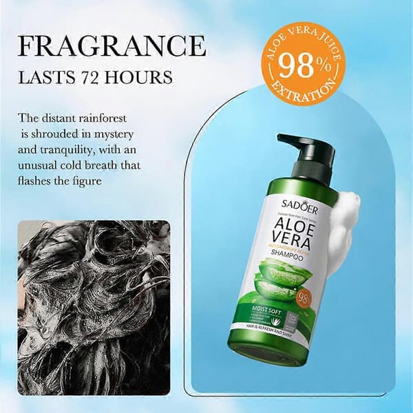 Hilsettä ehkäisevä shampoo Aloe Antis Dandruff Repair Shampoo Hilse shampoo