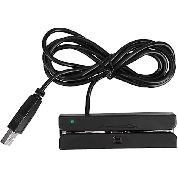 Magnetisk Kortlæser, Magnetisk Stripe Skriver, Usb Msr90 3 Spor Hi-co Magnetisk Stripe Kreditkortlæser