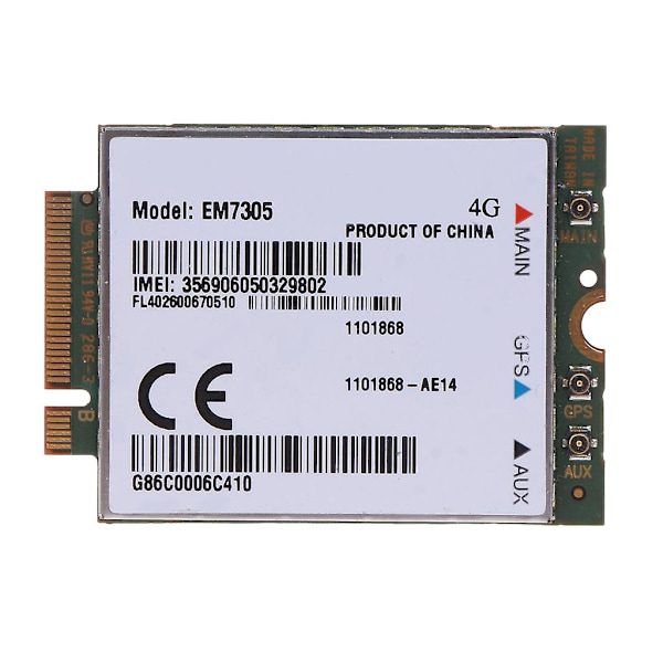 Sierra Wireless Netværkskort Adapter EM7305 WWAN 4G Modul til Dell3340 E5250