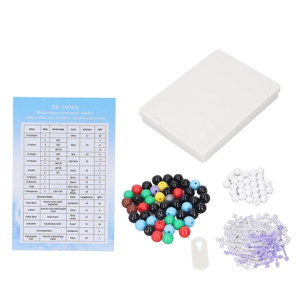 189pcs Molecular Structure Model Kit For Organic Chemistry Class