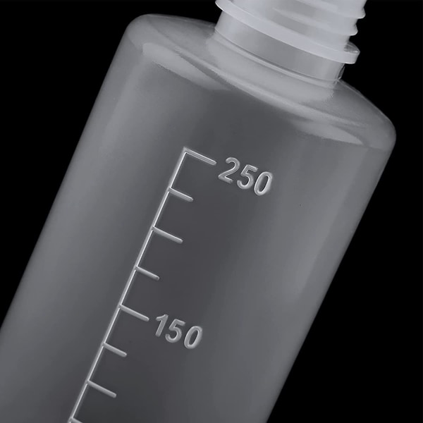 Drikkeflaske 3 stk Sikkerhetsflasker Smal munn 250ml Plast Naturlig Klem Krydder Vann Flaskelokk For Planter