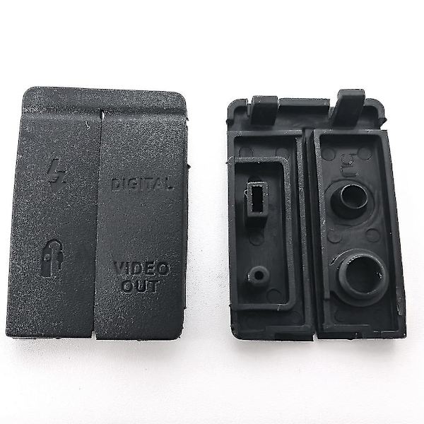 1 sett Usb/-kompatibel Dc In/video Ut Gummi Dør Bunndeksel For 5d Kamera