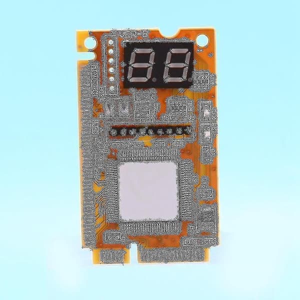 2-cifret bærbar computer pc mini pci pci-e bærbar computer analysator tester bundkort fejlfinding checker diagn