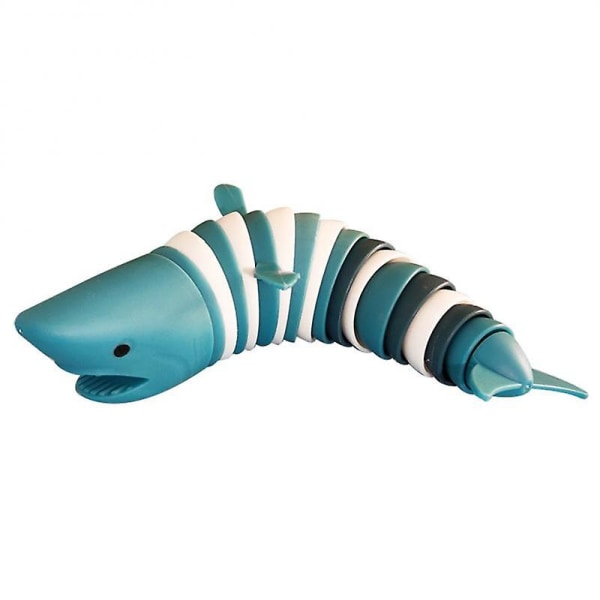 Fidget Slug Shark Artikuleret Fidget Legetøj Realistisk Slug Shark Insekter Fidget Toy