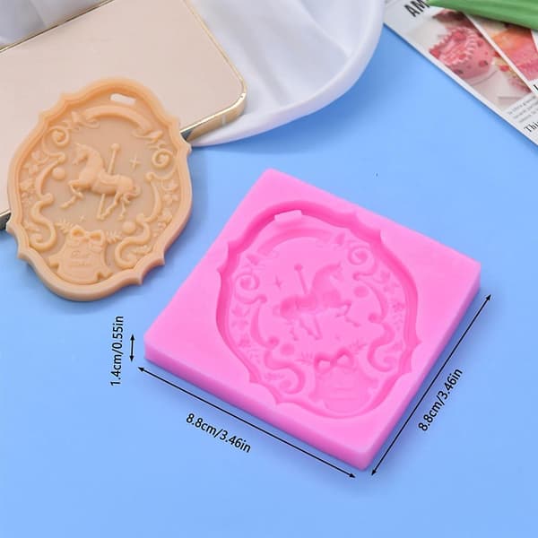 Karusell Fondant Form Kake Silikonform Karusell Kakedekorering