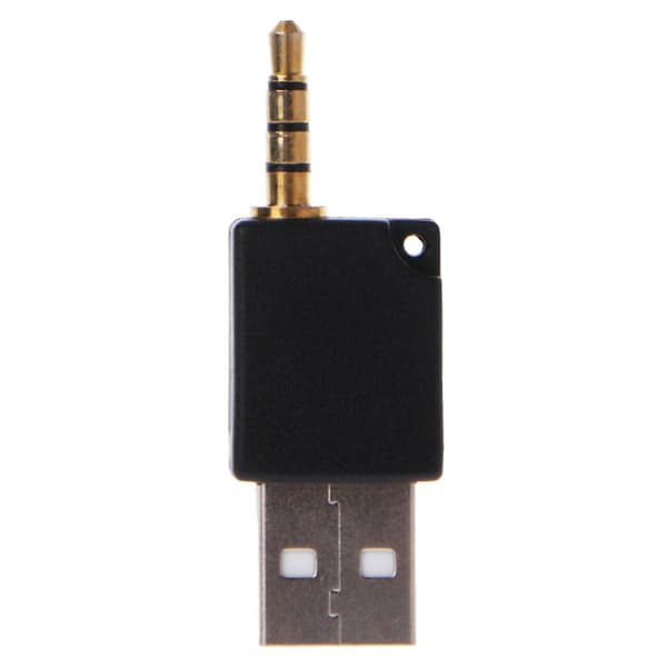 3,5 mm til USB 2.0 hann Aux-adapter for Apple for iPod for Shuffle 1st 2