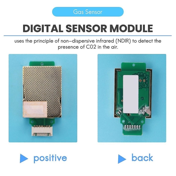 Mh-z19c Ir Infraröd Co2-sensor Modul Koldioxid Gassensor Ndir För Co2-monitor 400-5000ppm Ua