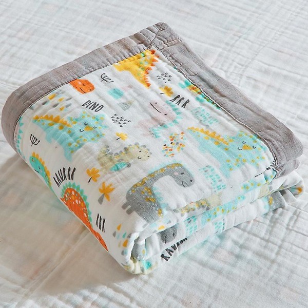 Baby Mjuk tecknad bomullsfilt, baby , badhandduk, swaddle filt