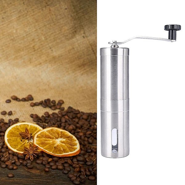Manuel Kaffekværn Mini Rustfrit Stål Bærbar Håndholdt Konisk Kaffebønne Grinder Køkkenredskab Kaffe Tilbehør