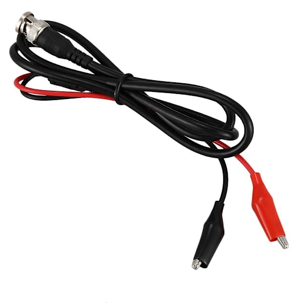 P1011 Bnc Q9 Han- och Dubbelpunkt Oscilloskop Sonda Testprober Kabel 1m