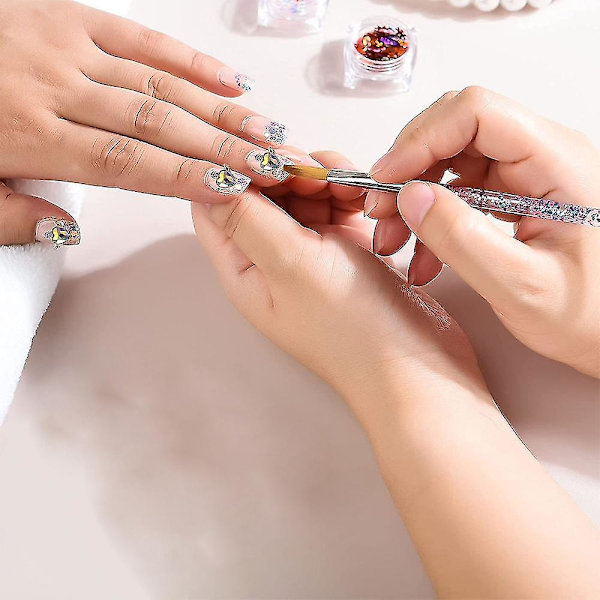 3d Luksus Neglekunst Rhinestones Og Charms Store Krystaller Diamanter Ædelstene Til Diy Neglekunst Arbejde Design Dekoration Håndværk Smykkefremstilling shape3
